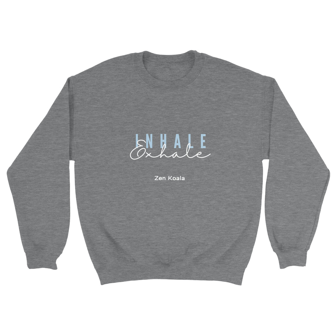 Exhale feel-good sweatshirt — Zen Koala Australia