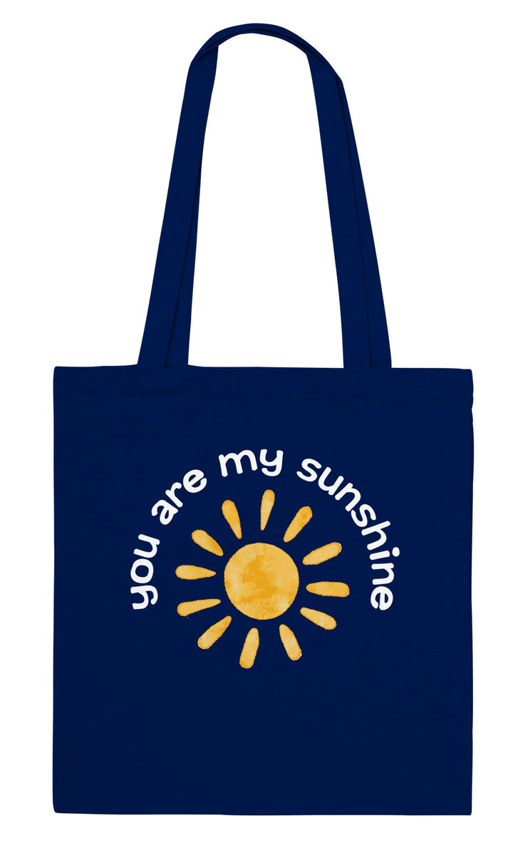 You Are My Sunshine feel-good tote bag in navy, Zen Koala Australia