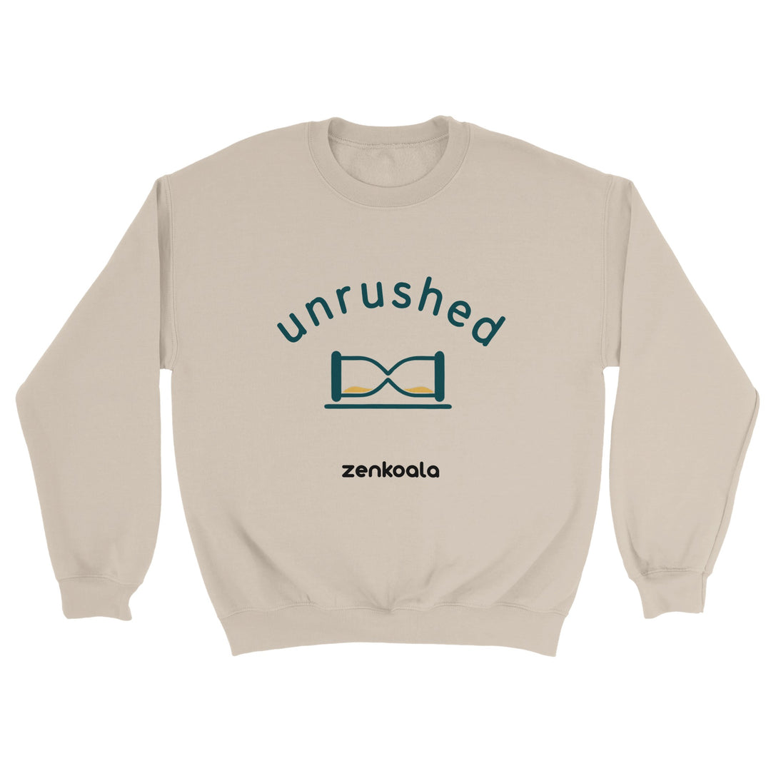 Unrushed feel-good sweatshirt in sand — Zen Koala Australia