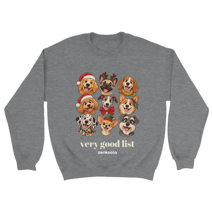 Very Good List feel-good sweatshirt in sport grey, Zen Koala Australia