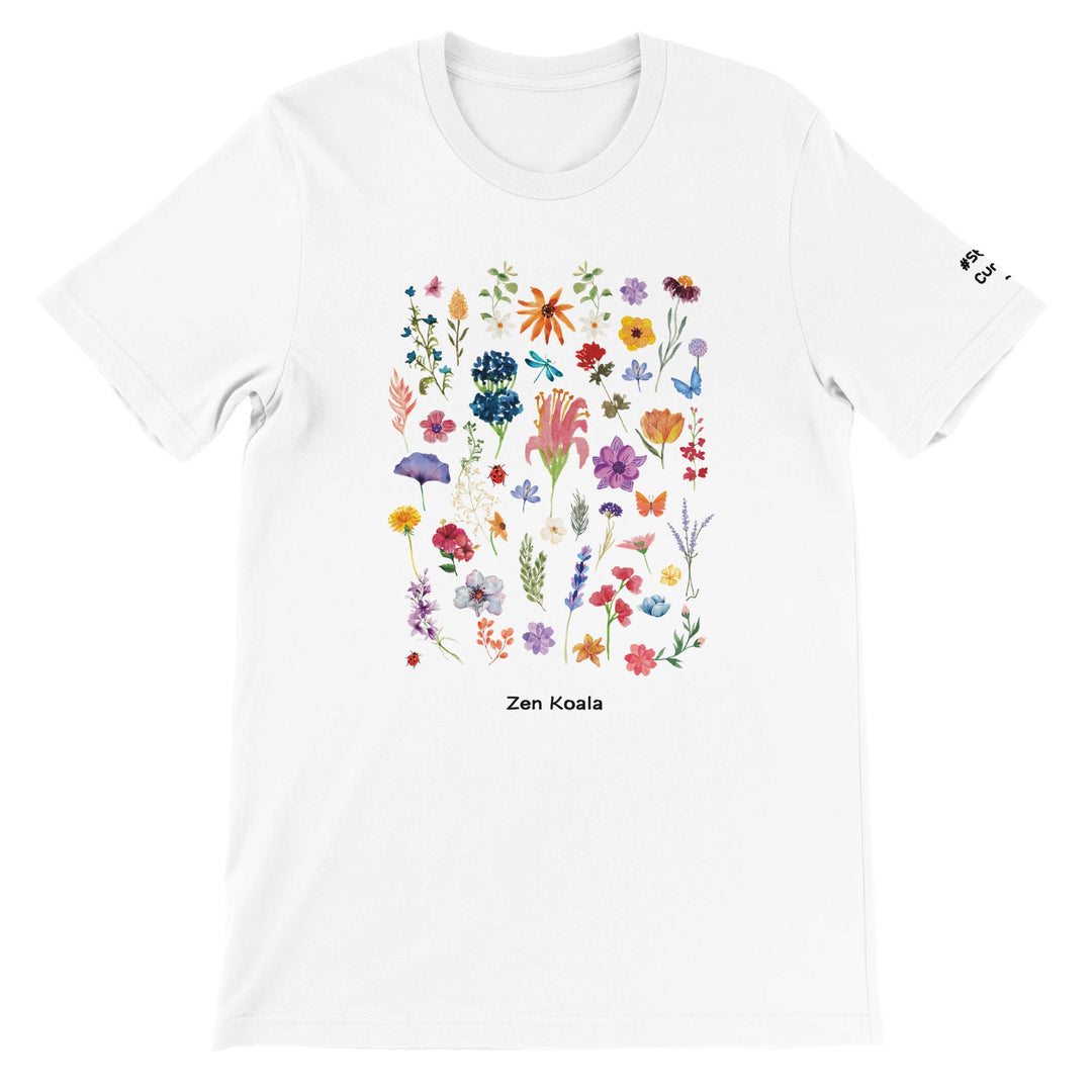 Stay Wild feel-good t-shirt in white — Zen Koala Australia