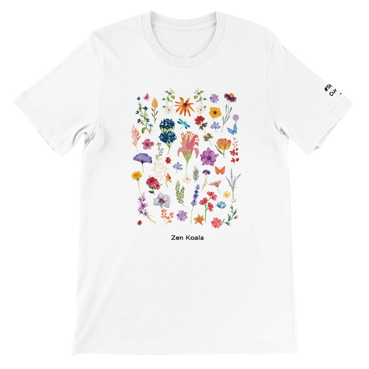 Stay Wild feel-good t-shirt in white — Zen Koala Australia
