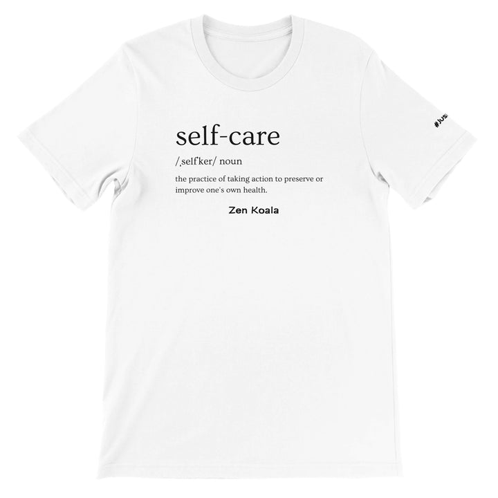 Self Care feel-good tee — rest, boundaries, being a bit kinder to yourself, Zen Koala Australia