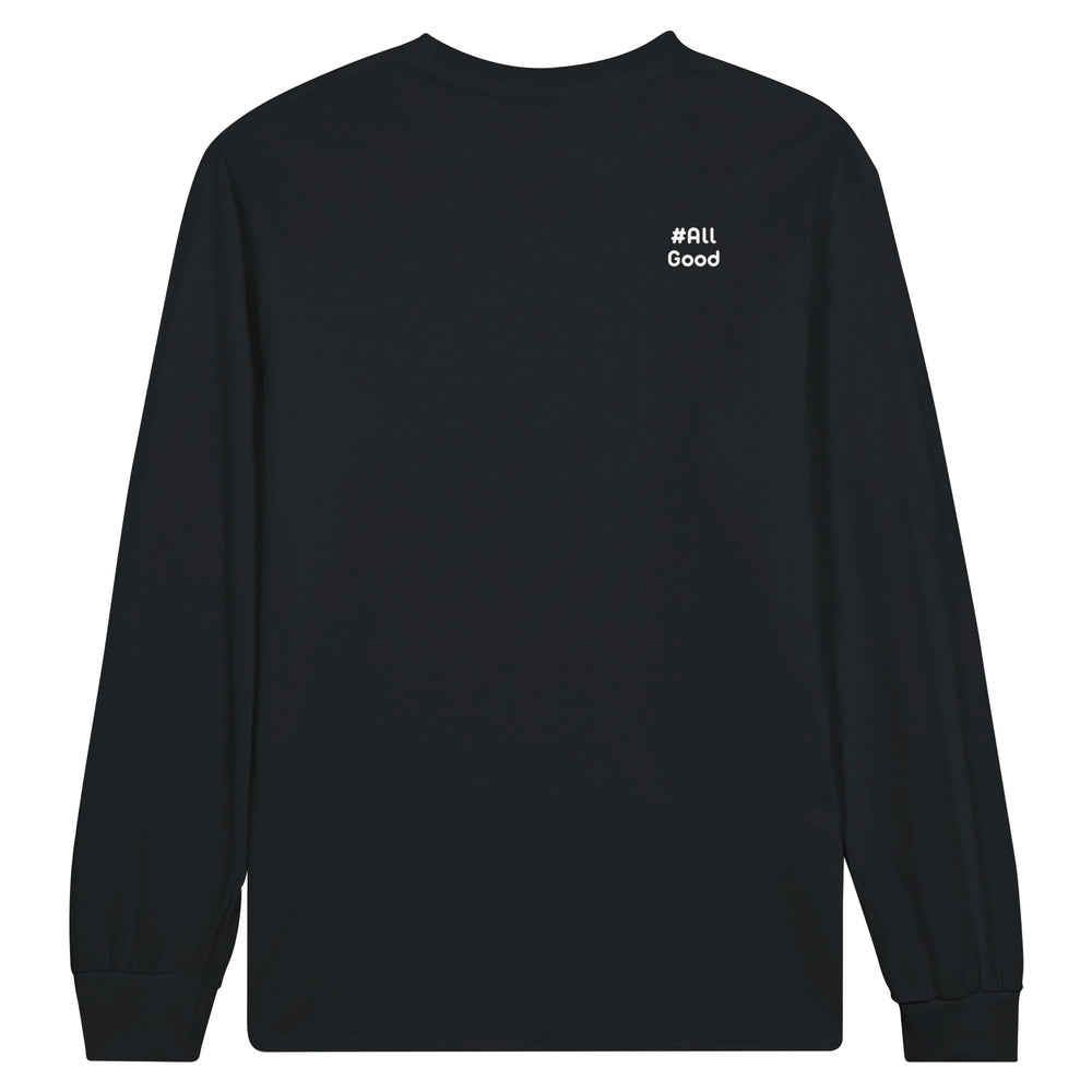 Back shoulder: #AllGood, Zen Koala Australia feel-good clothing