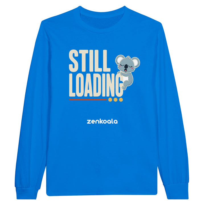Still Loading Koala long sleeve tee in royal — Zen Koala Australia