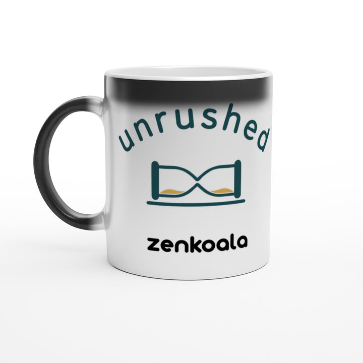 Unrushed magic colour-reveal mug — Zen Koala Australia