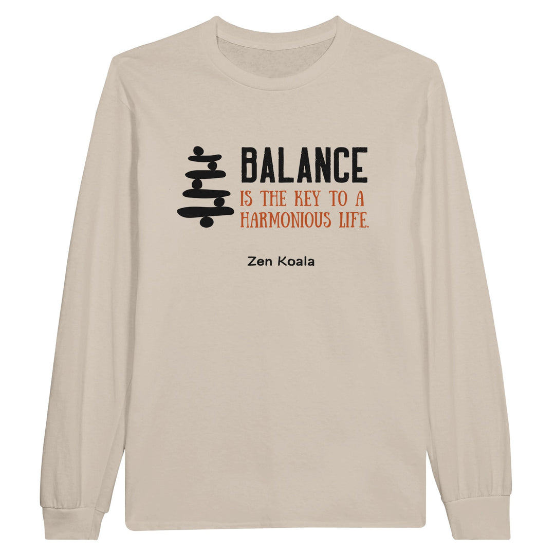 Balance feel-good long sleeve tee — Zen Koala Australia