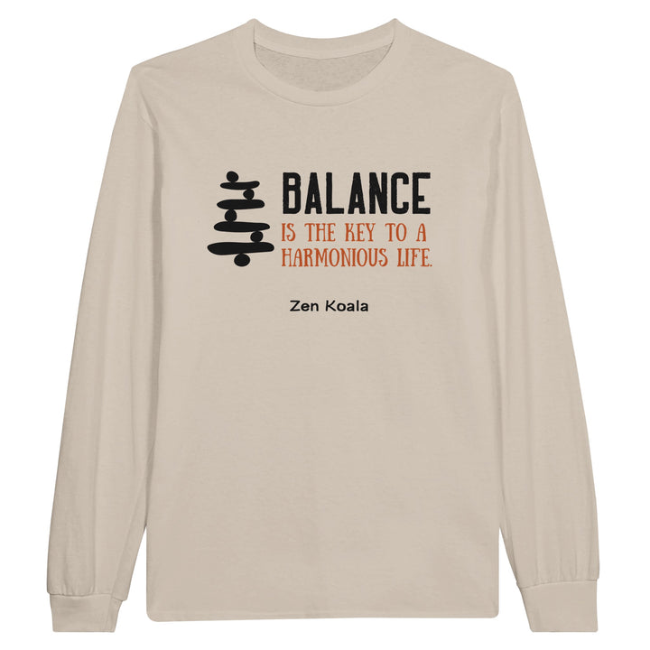 Balance feel-good long sleeve tee — Zen Koala Australia