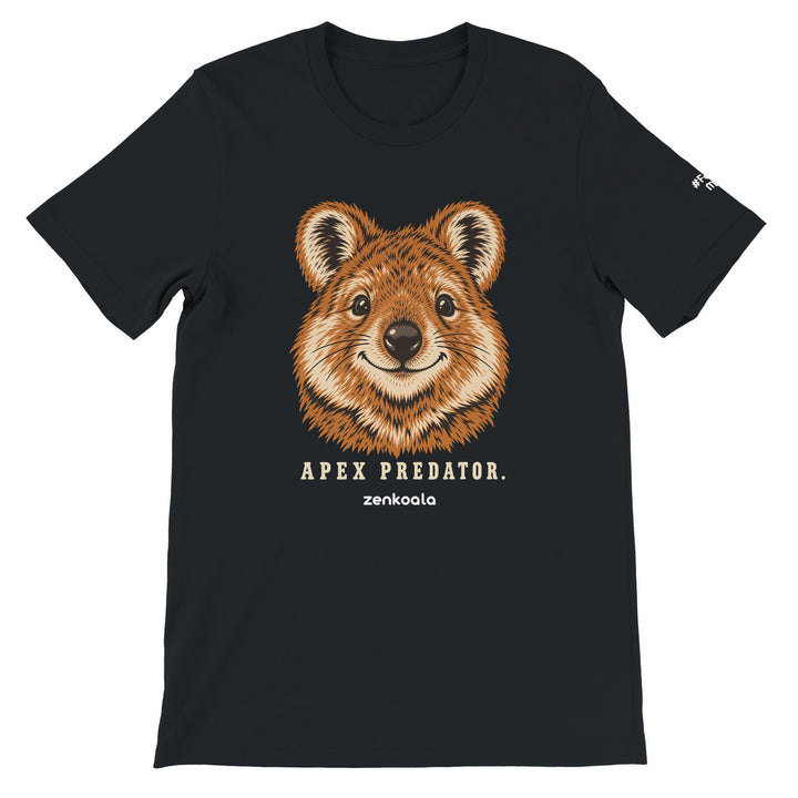 Apex Predator feel-good tee in black, Zen Koala Australia
