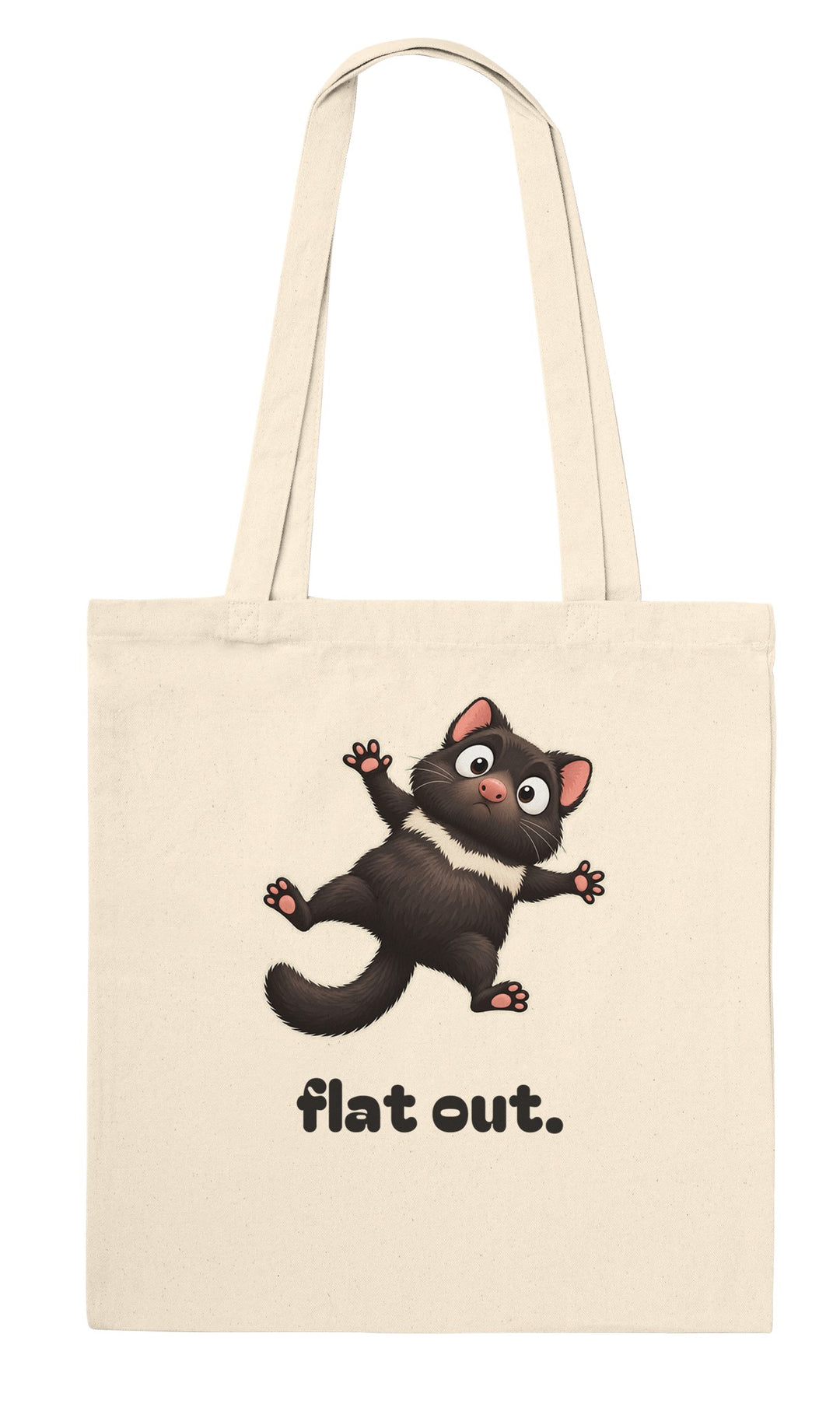 Flat Out feel-good tote bag in natural, Zen Koala Australia