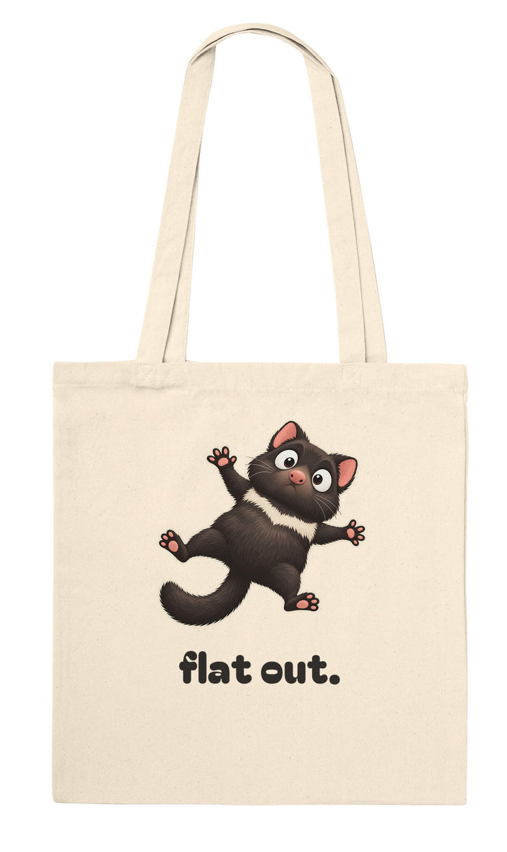 Flat Out feel-good tote bag in natural, Zen Koala Australia