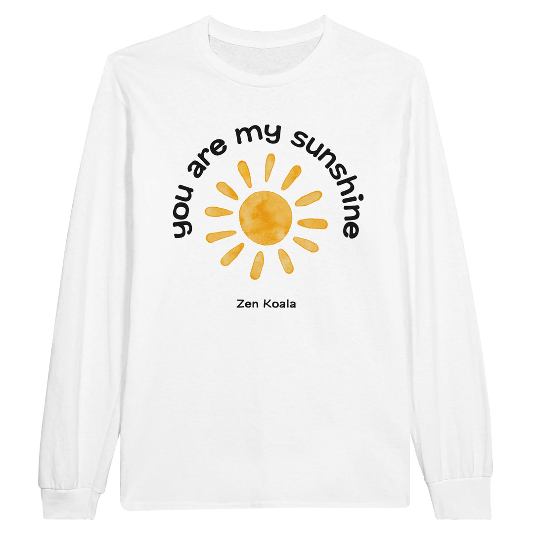 You Are My Sunshine feel-good long sleeve tee — a bit of warmth to wear and give away, Zen Koala Australia