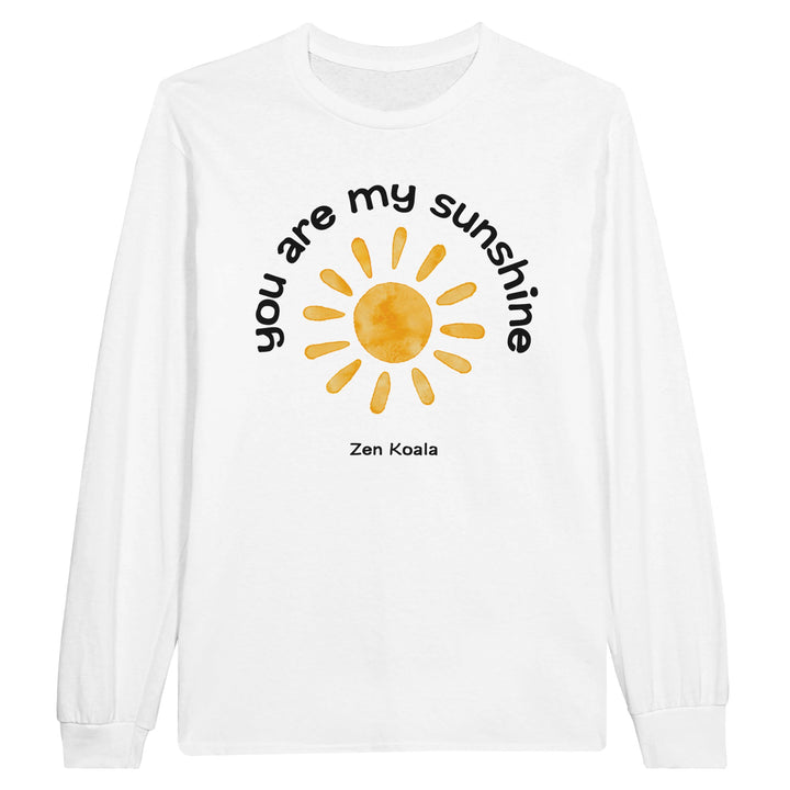 You Are My Sunshine feel-good long sleeve tee — a bit of warmth to wear and give away, Zen Koala Australia