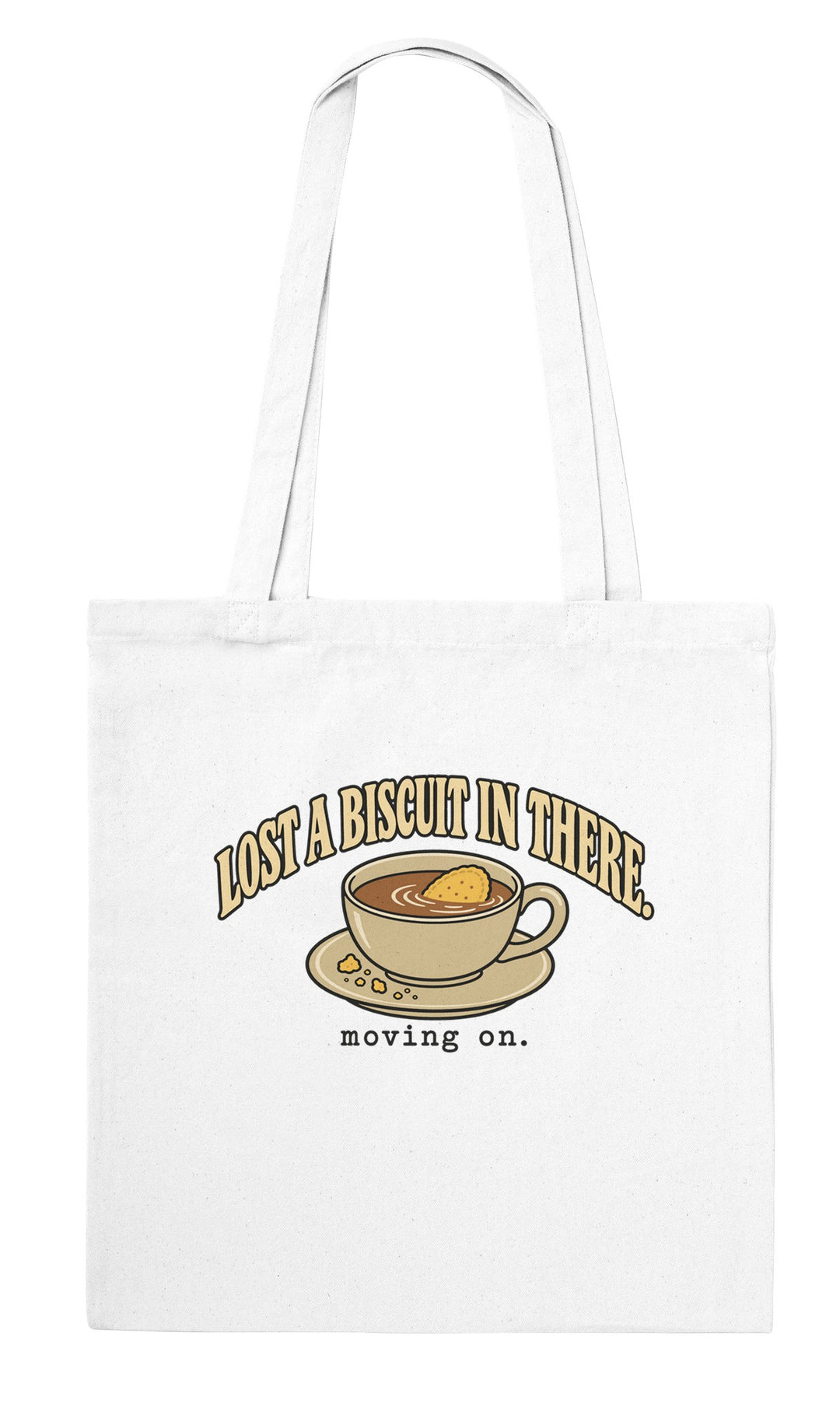 Lost a Biscuit in There feel-good tote bag in white, Zen Koala Australia