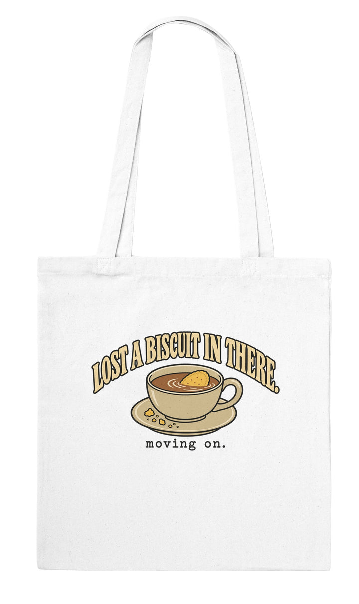 Lost a Biscuit in There feel-good tote bag in white, Zen Koala Australia
