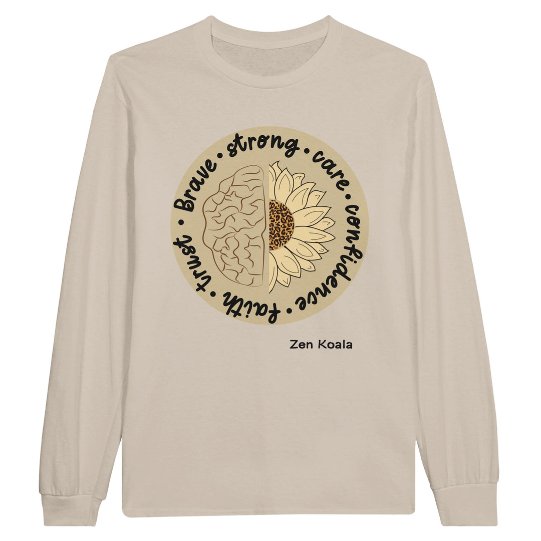 Be Brave feel-good long sleeve tee — Zen Koala Australia