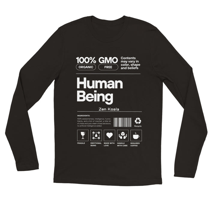 Human Being - T-Shirt - Long Sleeve