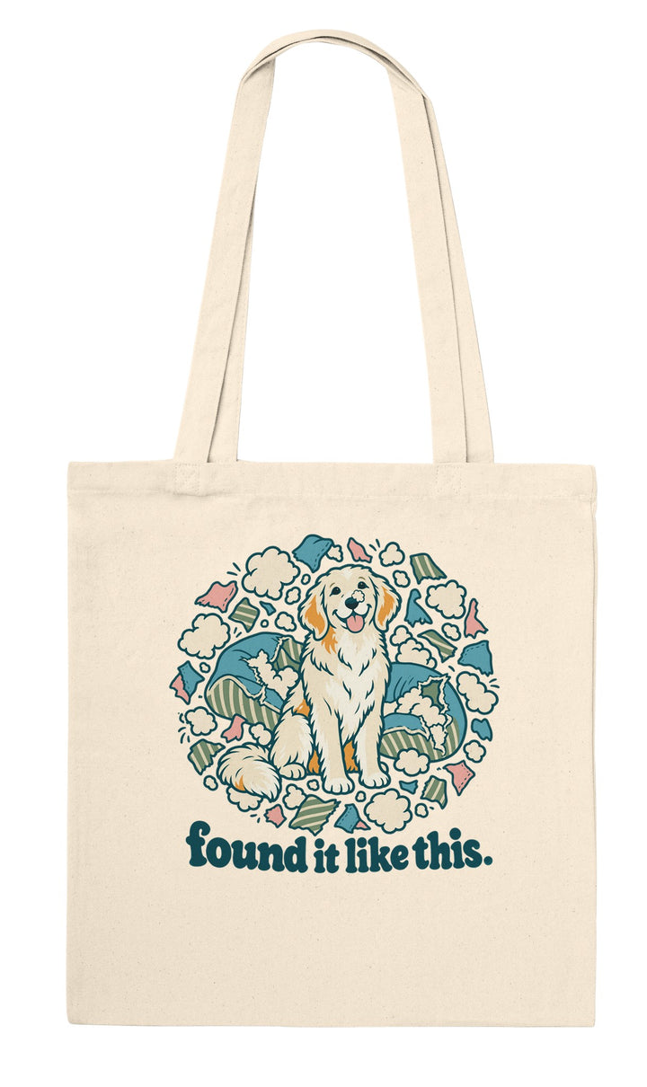 Back of the Found It Like This tote bag: zenkoala.com.au, Zen Koala Australia