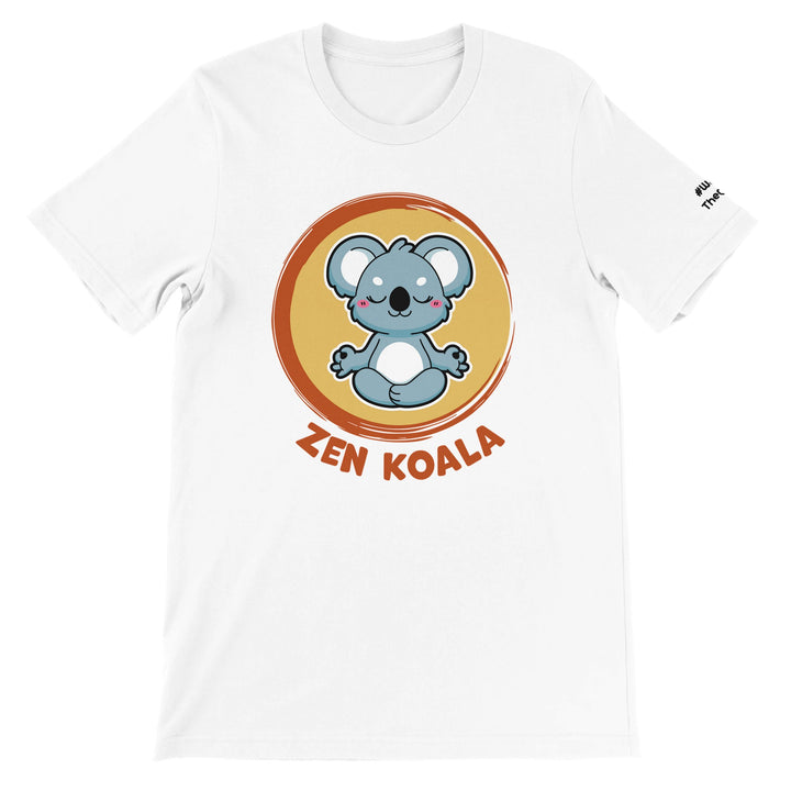 Zen Koala feel-good tee — take a breath and let the day be what it is, Zen Koala Australia