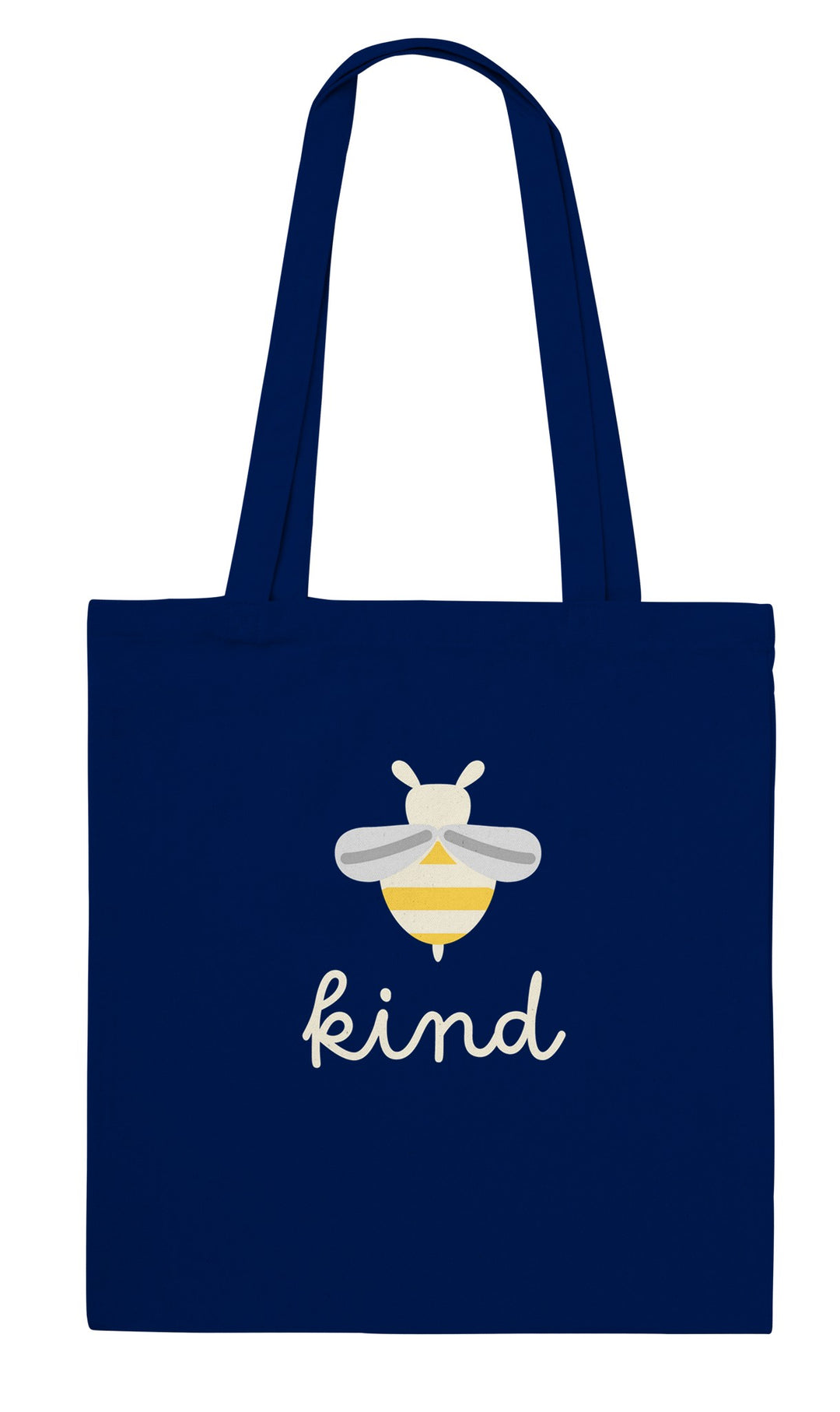 Bee Kind feel-good tote bag in navy, Zen Koala Australia