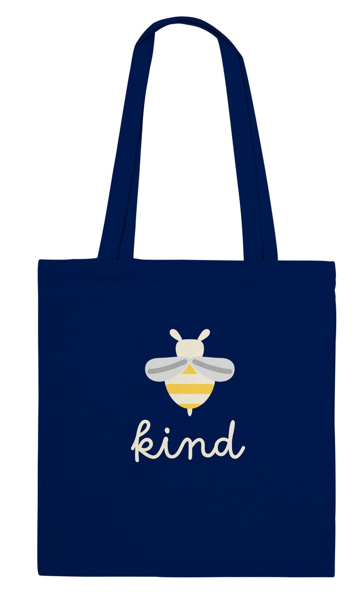 Bee Kind feel-good tote bag in navy, Zen Koala Australia
