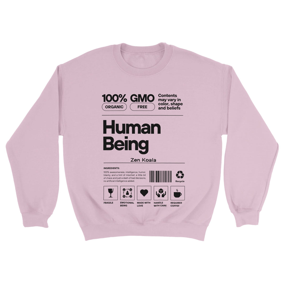 Human Being feel-good sweatshirt — Zen Koala Australia