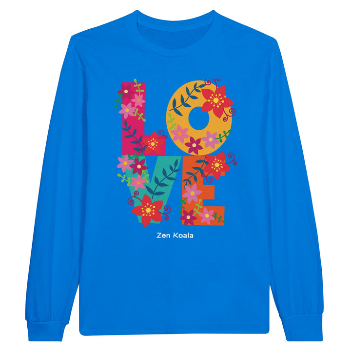 Love feel-good long sleeve tee — Zen Koala Australia