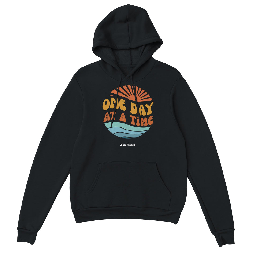 One Day at a Time feel-good hoodie — Zen Koala Australia