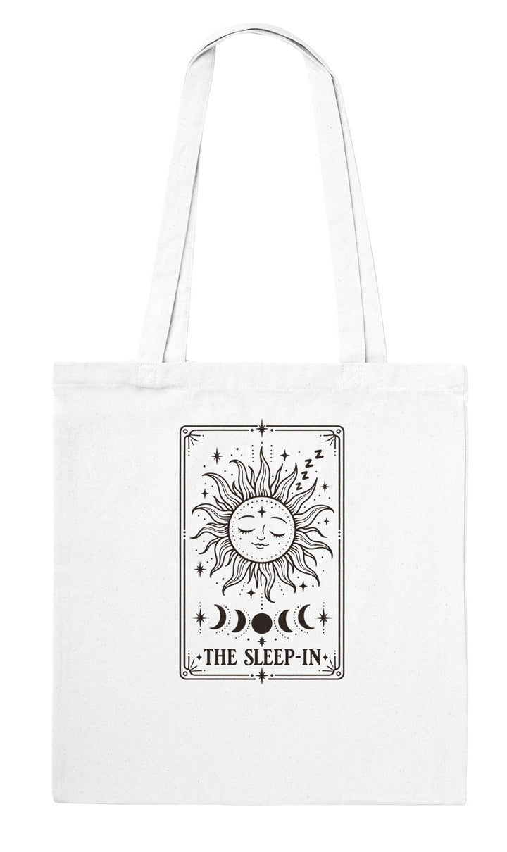 The Sleep-In feel-good tote bag in white, Zen Koala Australia