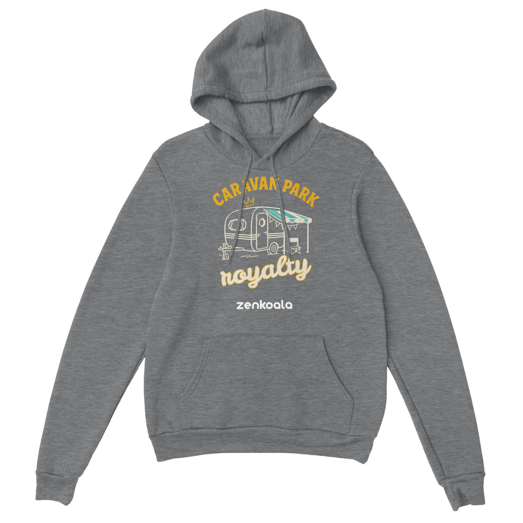 Caravan Park Royalty feel-good hoodie in Sport Grey — Zen Koala Australia