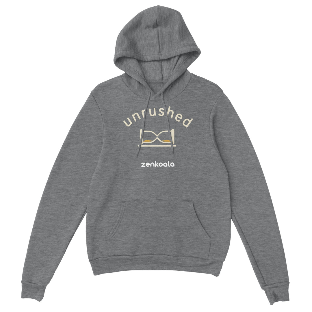 Unrushed feel-good hoodie in Sport Grey — Zen Koala Australia