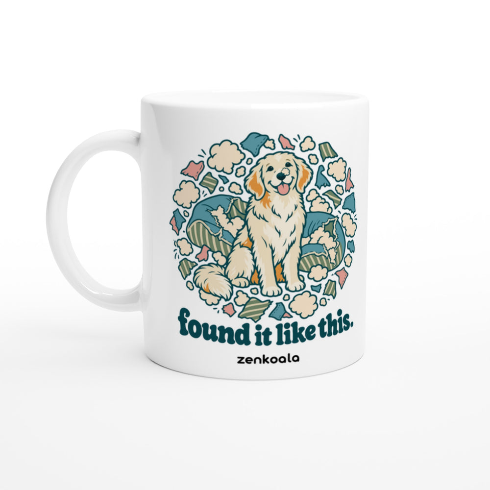 Found It Like This mug in all white, Zen Koala Australia