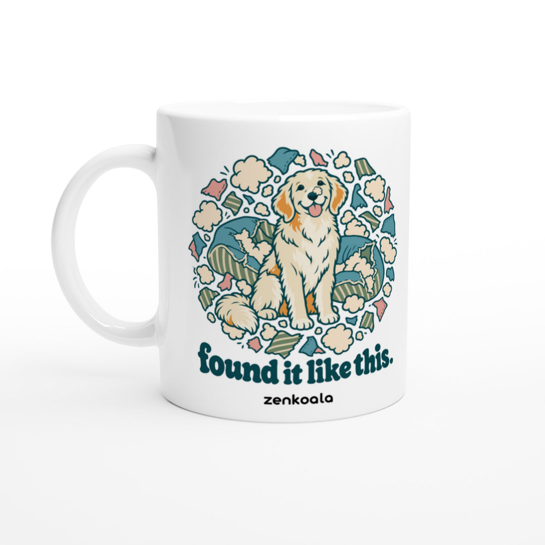 Found It Like This mug in all white, Zen Koala Australia