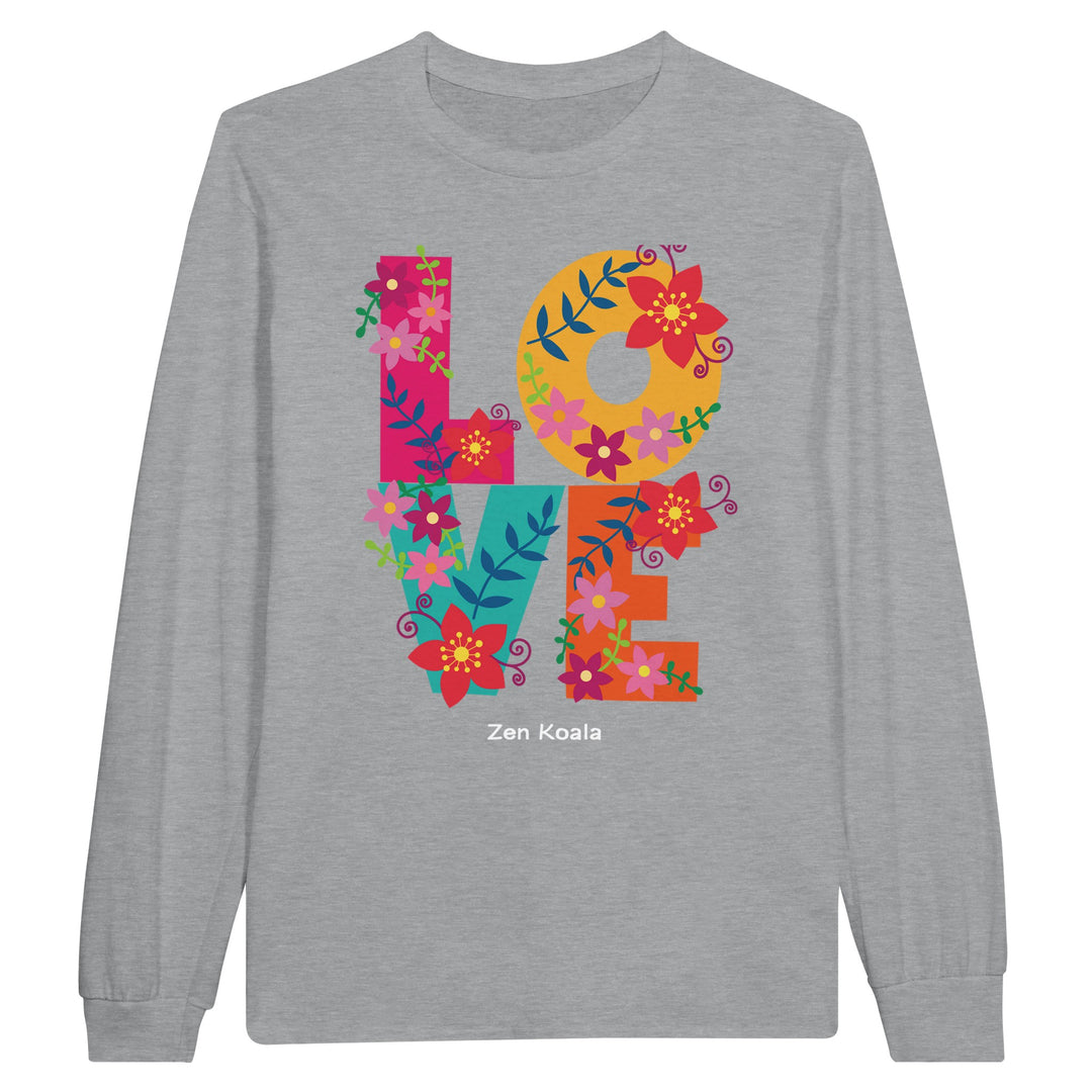 Love feel-good long sleeve tee — Zen Koala Australia