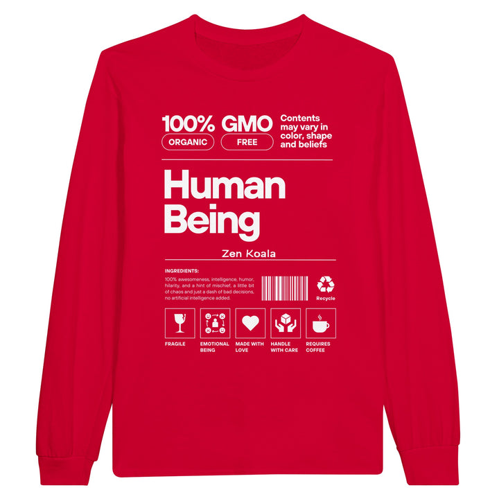 Human Being feel-good long sleeve tee — Zen Koala Australia