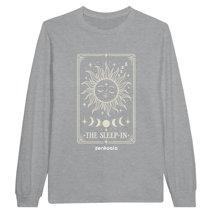 The Sleep-In feel-good long sleeve tee in sports grey, Zen Koala Australia
