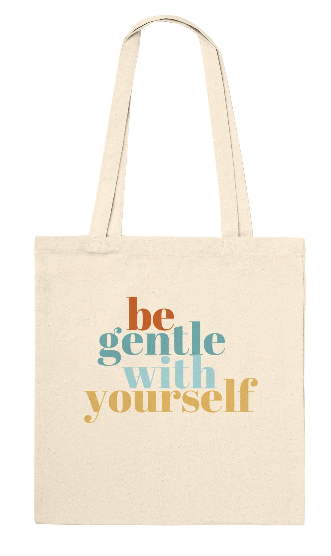 Be Gentle feel-good tote bag in natural, Zen Koala Australia