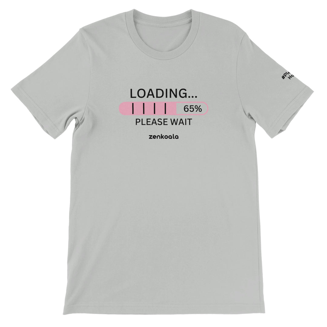 Loading feel-good tee in silver, Zen Koala Australia