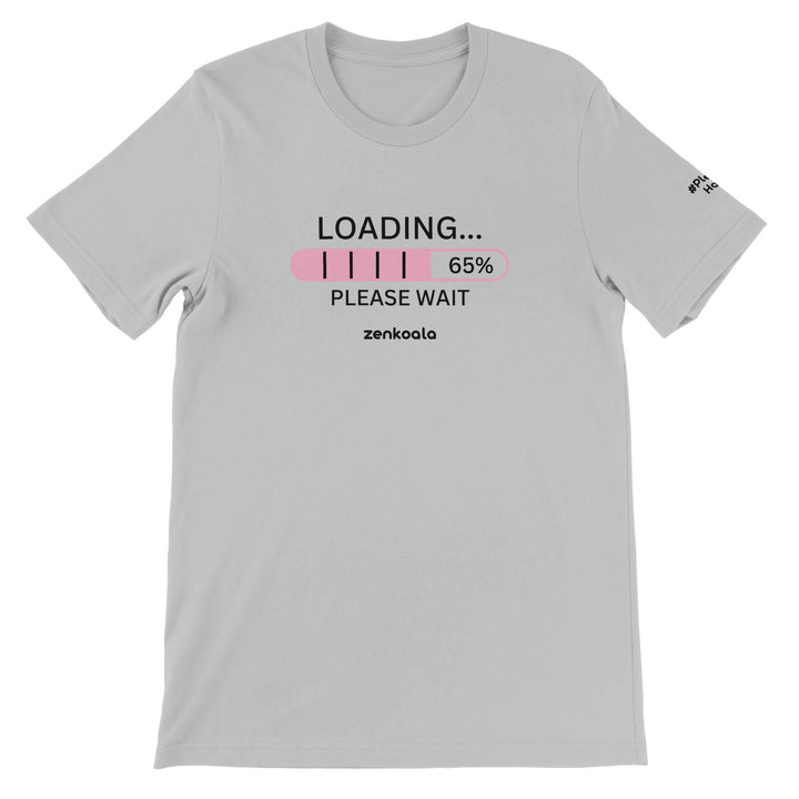Loading feel-good tee in silver, Zen Koala Australia