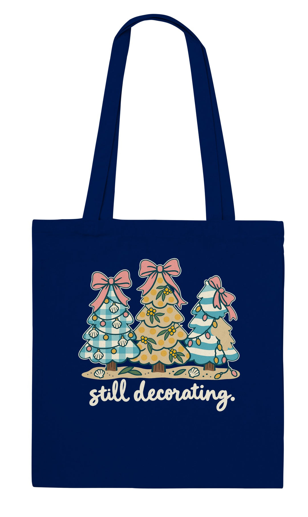 Still Decorating feel-good tote bag in navy, Zen Koala Australia