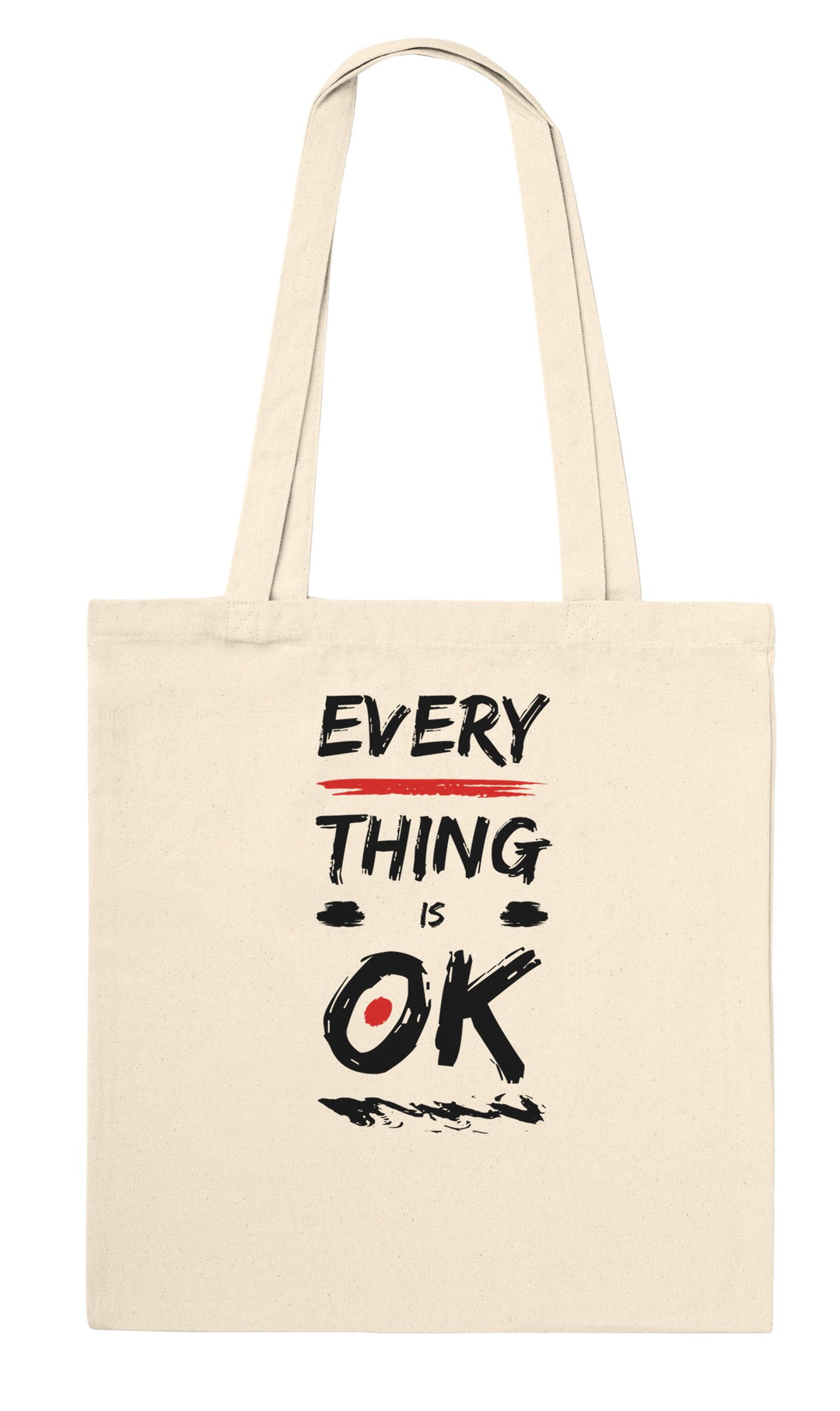 Everything is OK feel-good tote bag in natural, Zen Koala Australia