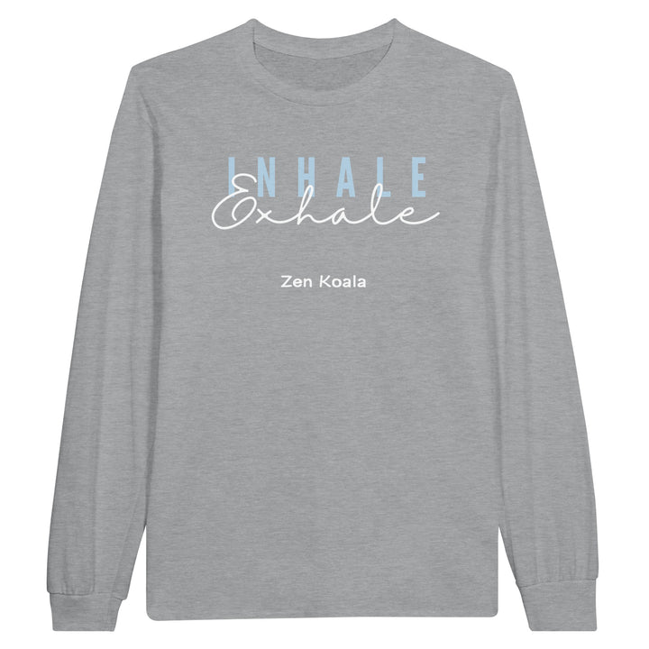 Exhale feel-good long sleeve tee — Zen Koala Australia