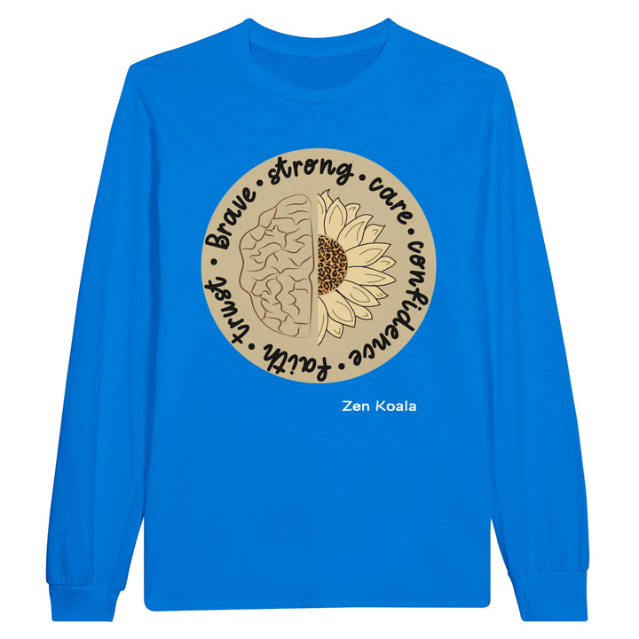Be Brave feel-good long sleeve tee — Zen Koala Australia