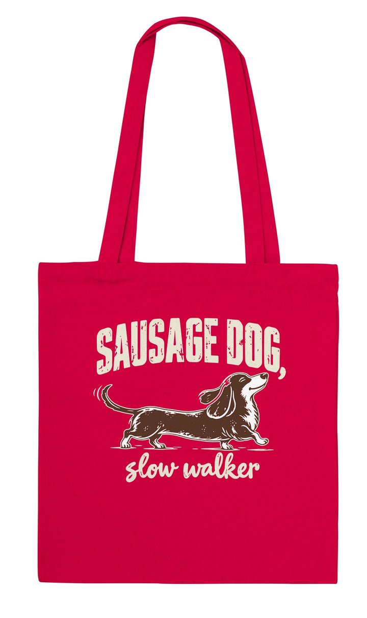 Back of the Sausage Dog Slow Walker tote bag: zenkoala.com.au, Zen Koala Australia