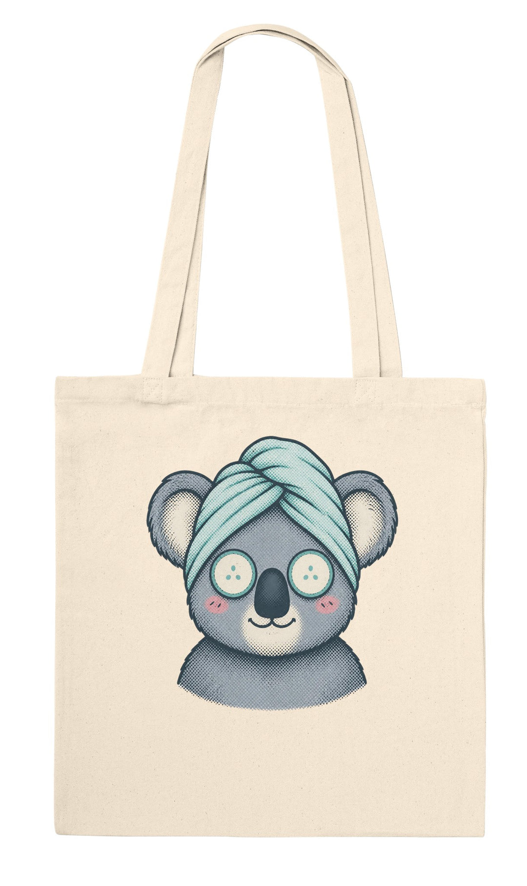 Koala Spa Day feel-good tote bag in natural, Zen Koala Australia