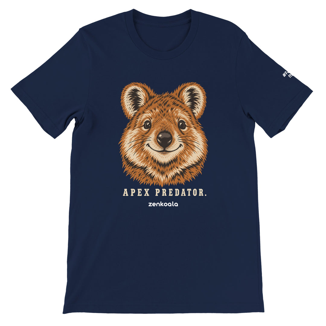 Apex Predator feel-good tee in navy, Zen Koala Australia