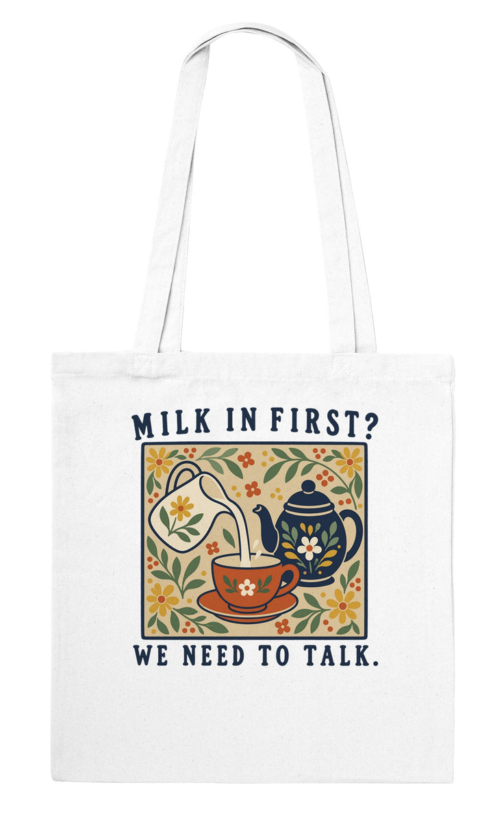Back of the Milk in First tote bag: zenkoala.com.au, Zen Koala Australia