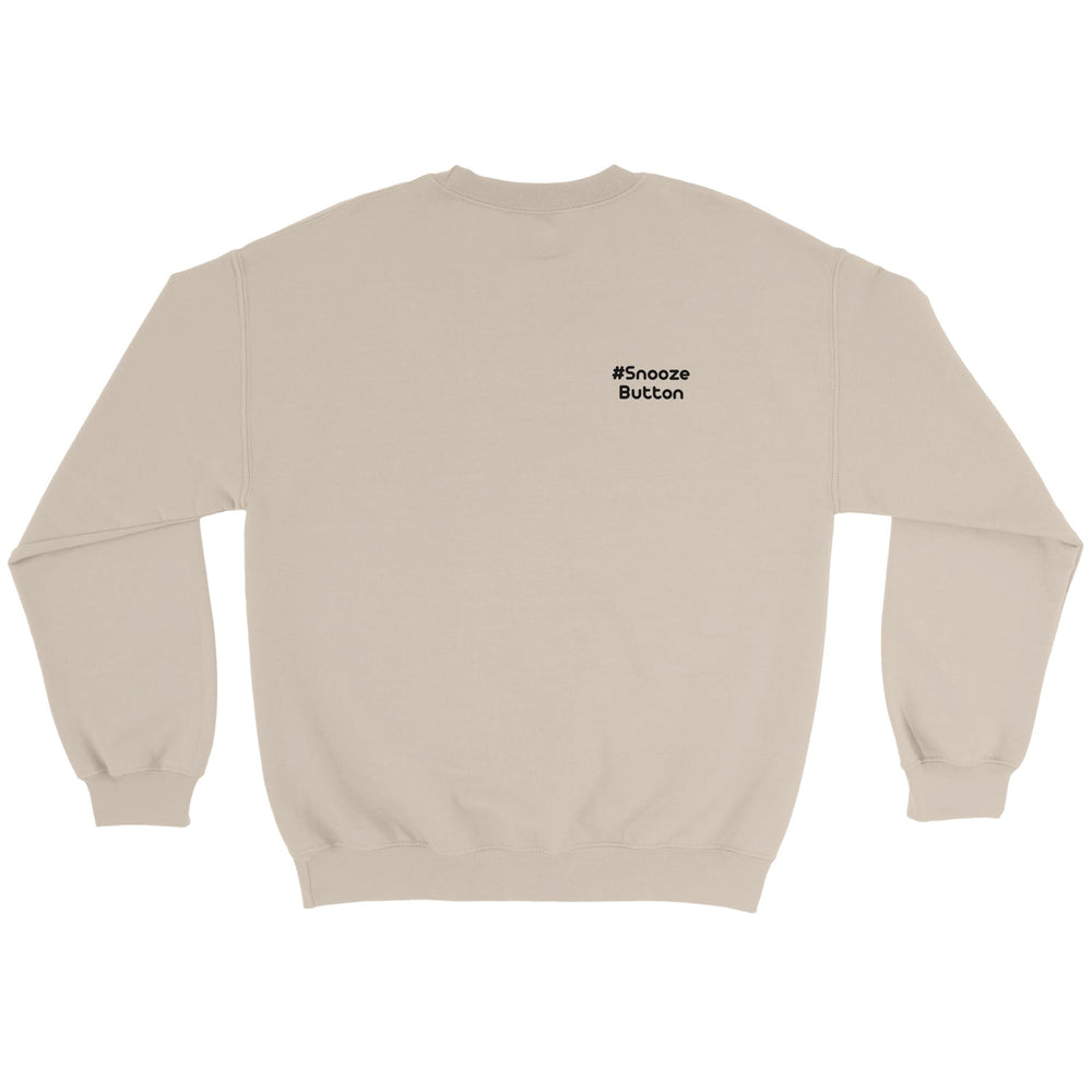 Back shoulder: #SnoozeButton, Zen Koala Australia feel-good clothing