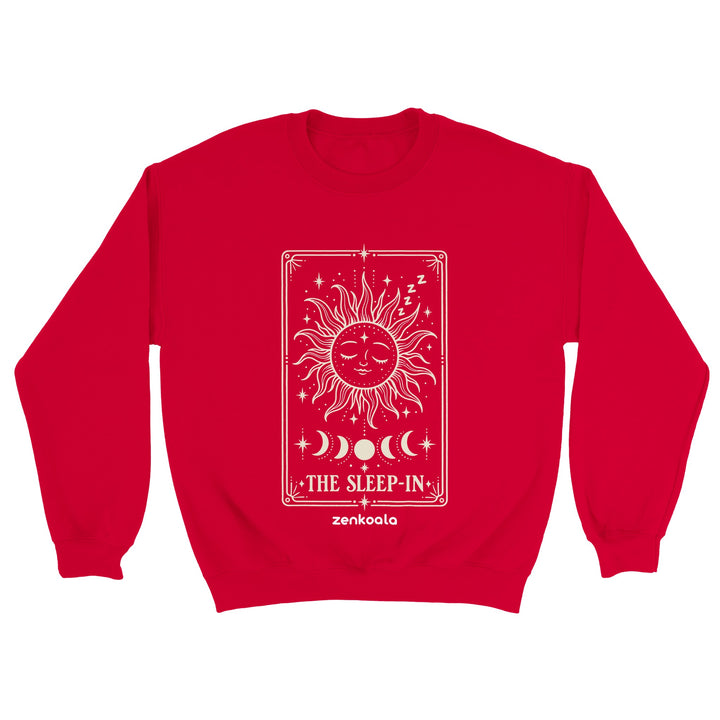 The Sleep-In feel-good sweatshirt in red, Zen Koala Australia