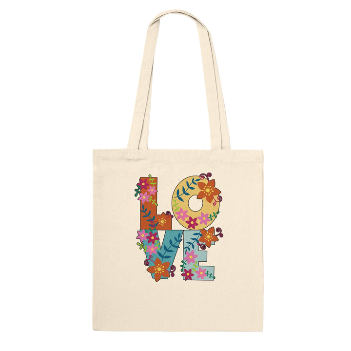 Love feel-good tote bag in natural, Zen Koala Australia